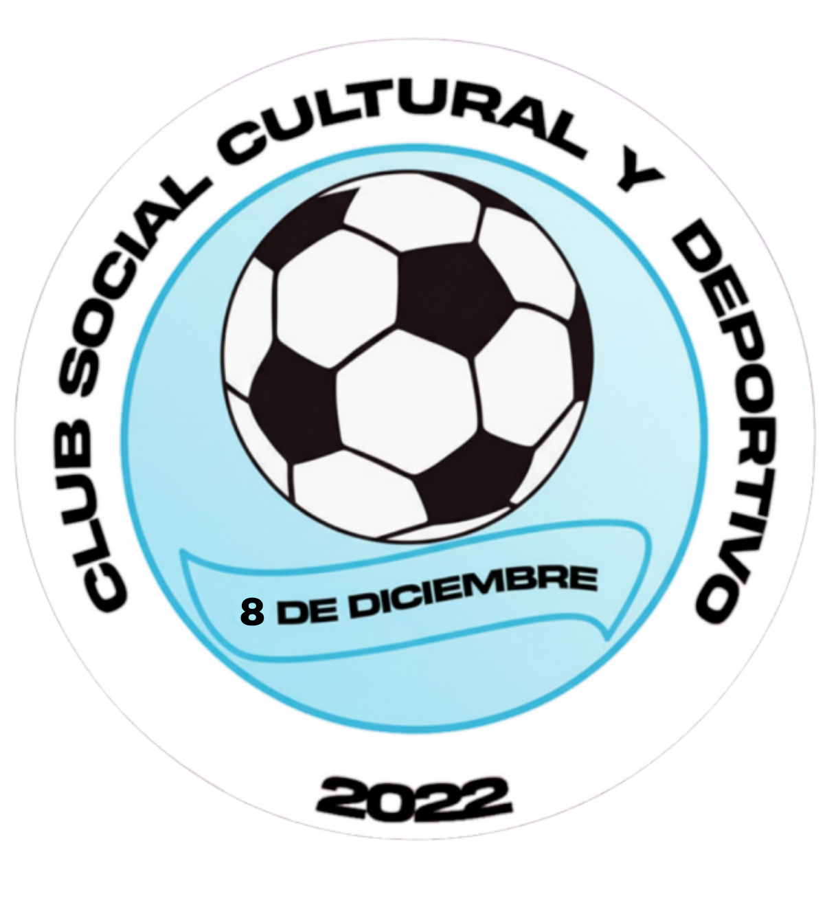 Club Social Cultural y Deportivo  8 de Diciembre escudo