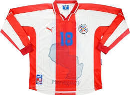 Casaca de Paraguay 1999 Firmada